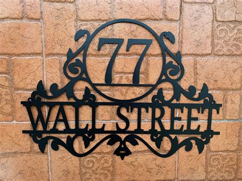 metal house address plaques|personalized metal address signs.